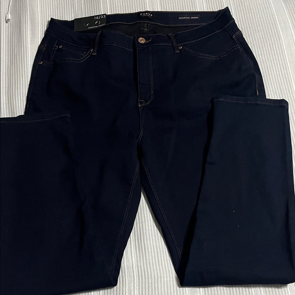 Chico's Women's Dark Blue Skinny Jeans